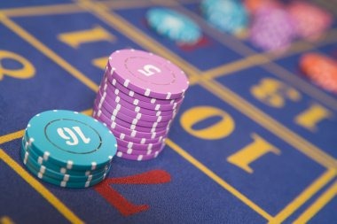 Live blackjack table with professional dealer