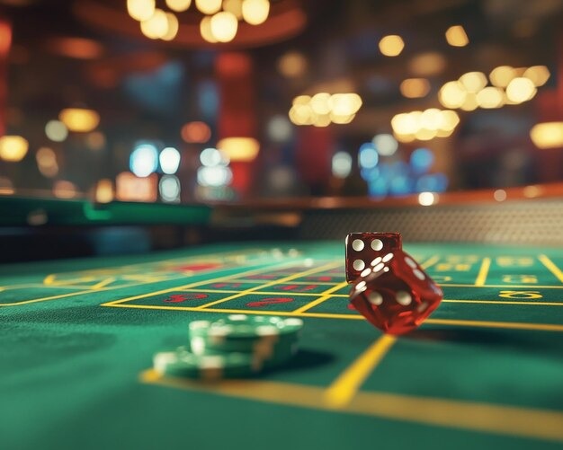 Baccarat gaming table